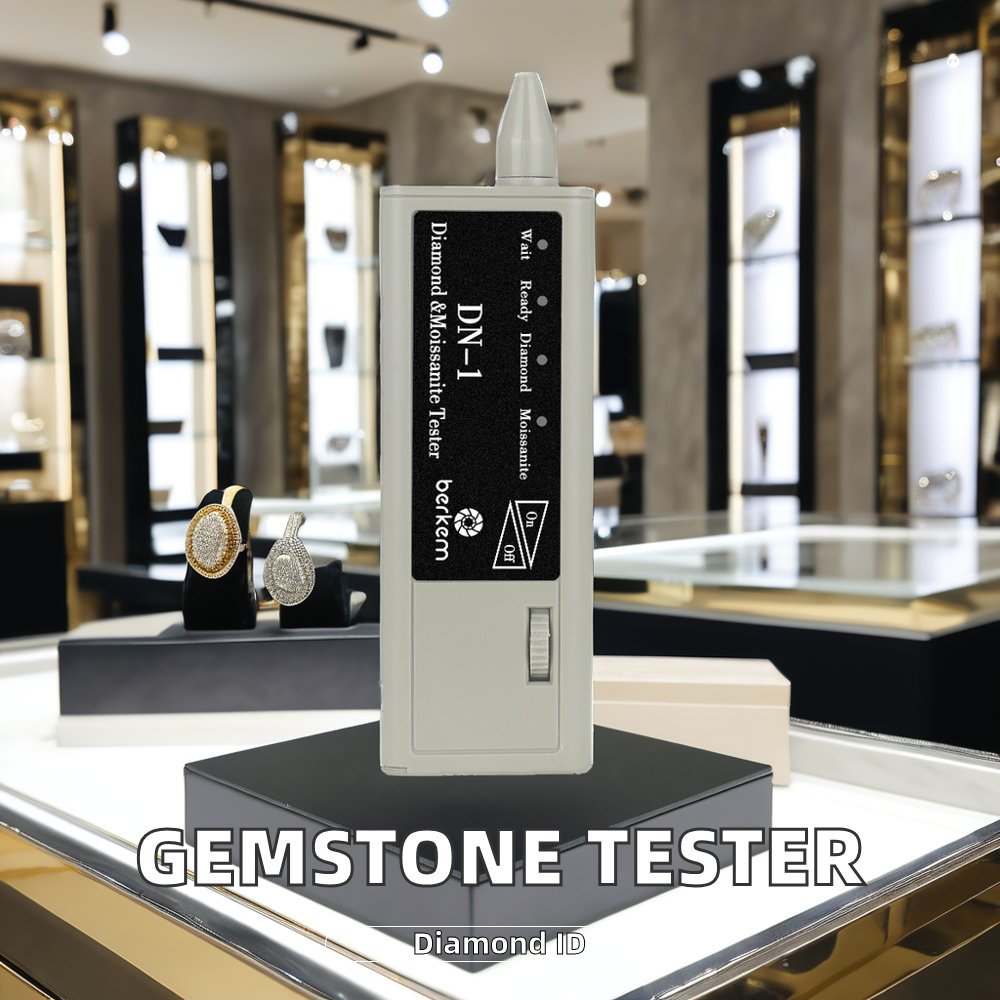 2-in-1 Thermal Conductivity Meter Diamond Measuring Pen New Gemstone Identification Tool Machine Battery Use Moissanite Detector