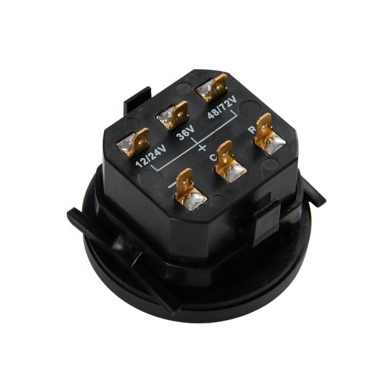 Battery Indicator With Hour Meter Gauge For ATV Boat Forklift Golf Carts Motorcycle 12V 24V 36V 48V 72V