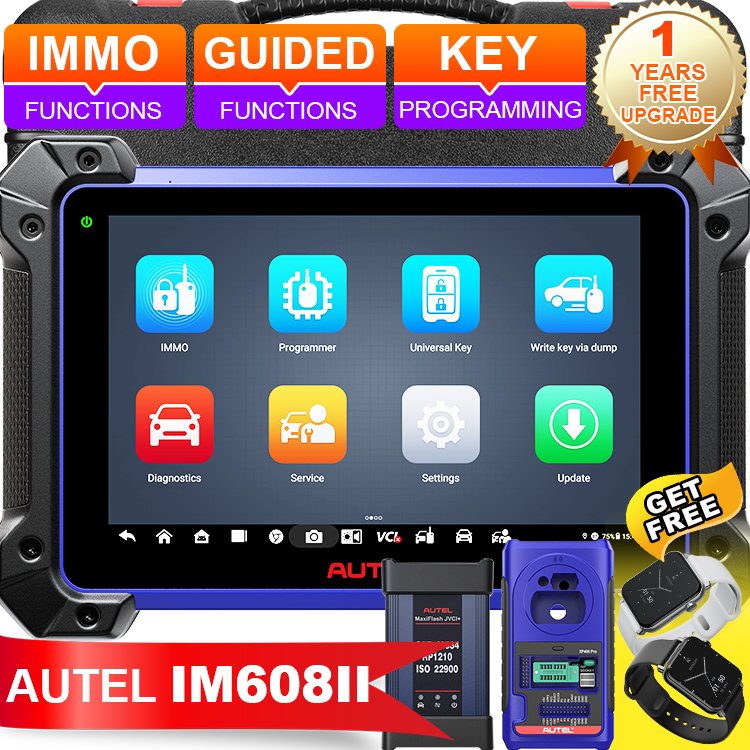 Autel Im608 II Im608pro Obd2 Programming Key Fob Programmer Car Scanner Diagnosis Tools Vehicle Diagnostic Machine For Cars
