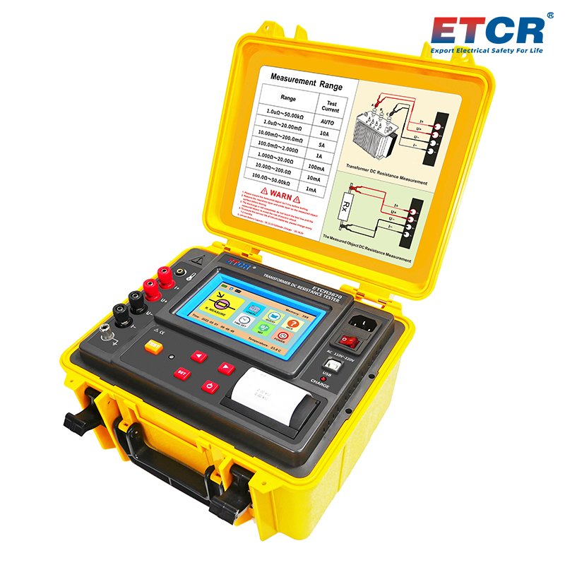 ETCR3670 Highly Durable And Protective Transformer DC Resistance tester For Outdoor Work