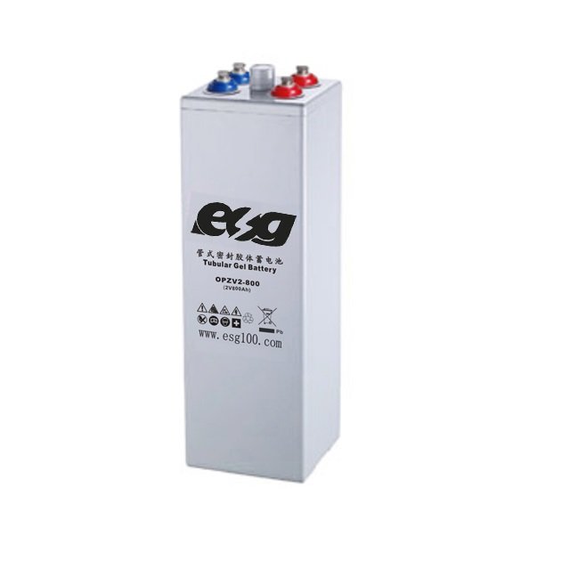 ESG 2V 800AH 1000AH Hot Sale High Quality Lead Acid Liquid Deep Cycle Tubular OPzS Battery