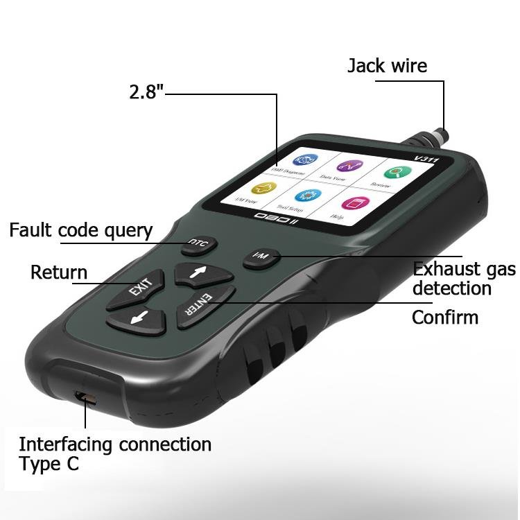 V311 Autel MaxiCom MK808BT Pro 2023 Bidirectional Control Automotive OBD2 Scanner Diagnostic Tool