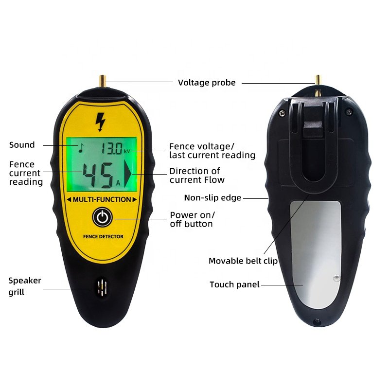 waterproof 15000V electric fence tester digital lcd electric fence tester