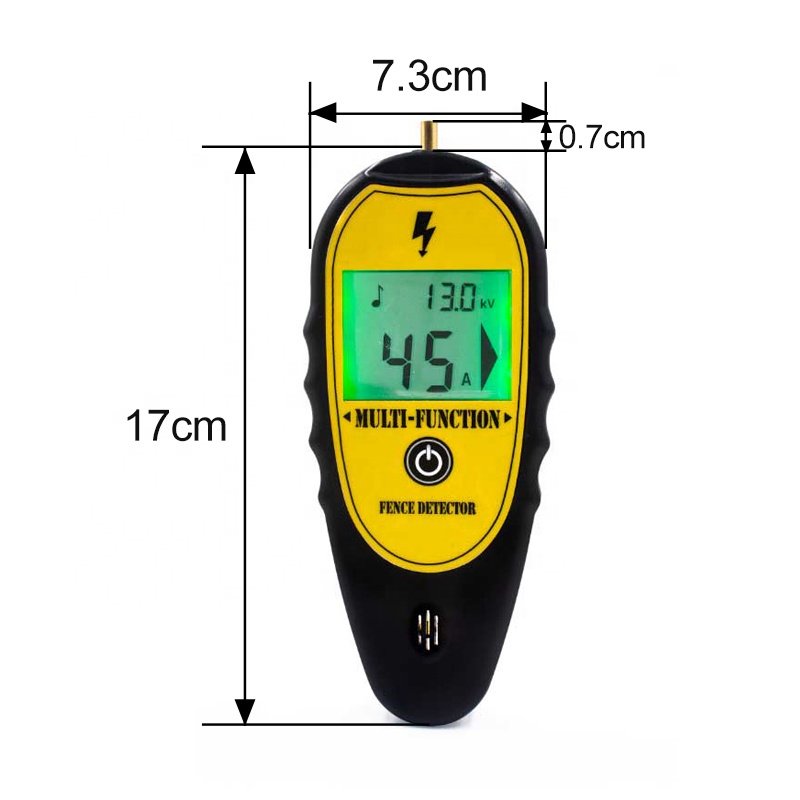 waterproof 15000V electric fence tester digital lcd electric fence tester