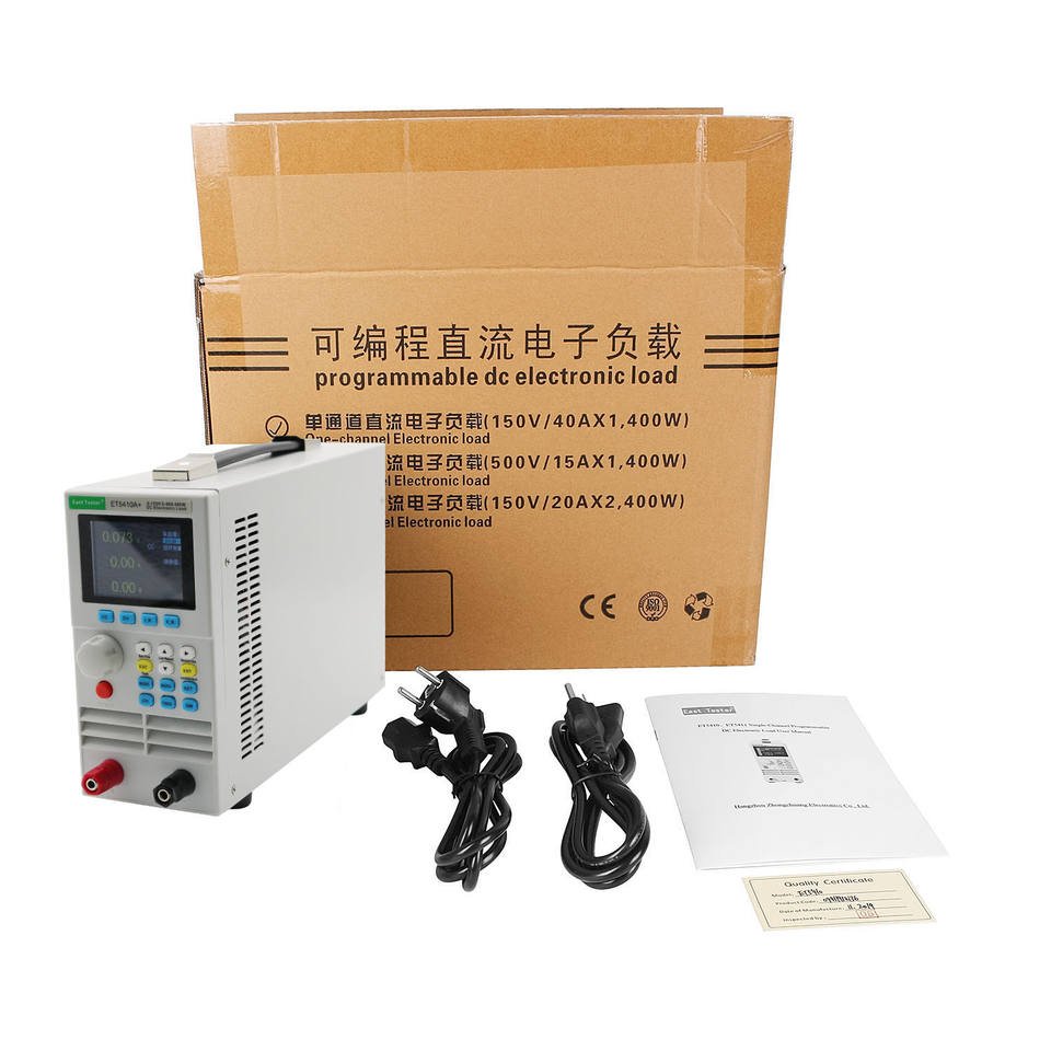 ET5420A+ Battery Tester Programmable Dual channel Dc Electronic Load Battery Indicator Battery Monitor Charging Test