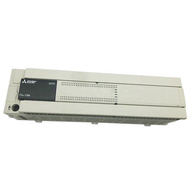 Mitsubishi Electric FX3U128MRES-A PLC PAC Controller Base Unit with 64 AC 100-240V Inputs 64 DC 24V Relay Outputs