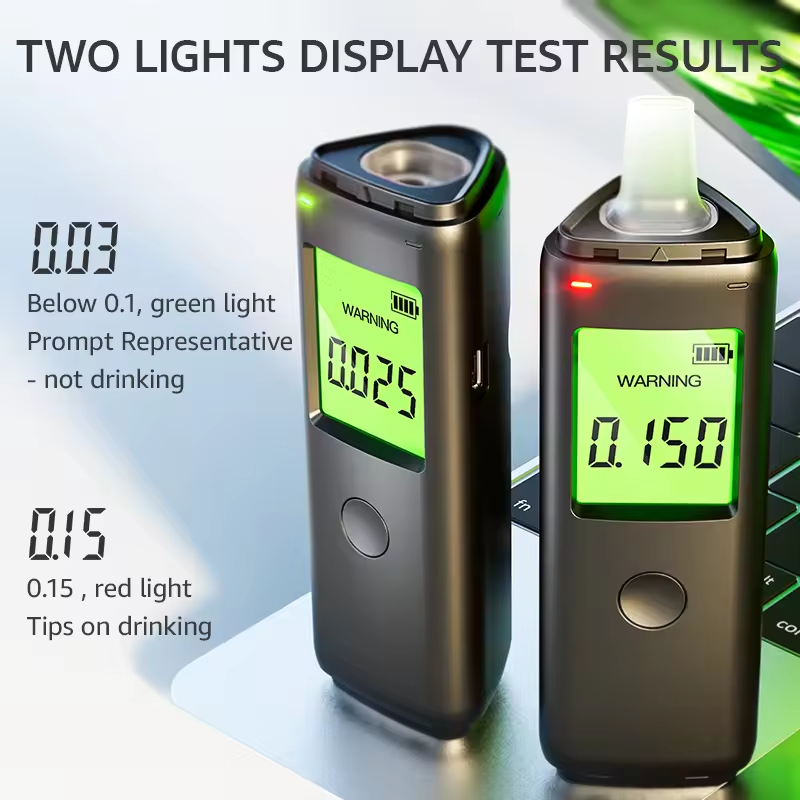Wholesale Portable Digital Alcohol Tester Breathalyzer Mr black 05 Breath Tester 2024 Professional Factory Alcohol Meter