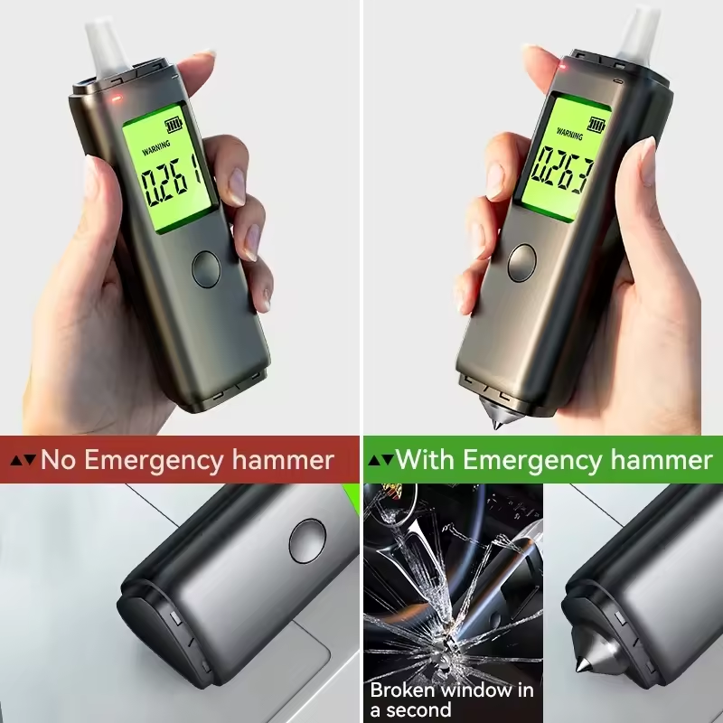 Wholesale Portable Digital Alcohol Tester Breathalyzer Mr black 05 Breath Tester 2024 Professional Factory Alcohol Meter