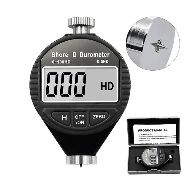 Digital Shore Hardness Durometer Hardness Tester Hardness Meter Shore 0-100 HA HC HD For Plastic Leather Rubber Multi-resin