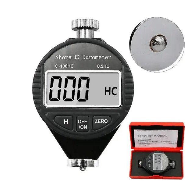Digital Shore Hardness Durometer Hardness Tester Hardness Meter Shore 0-100 HA HC HD For Plastic Leather Rubber Multi-resin