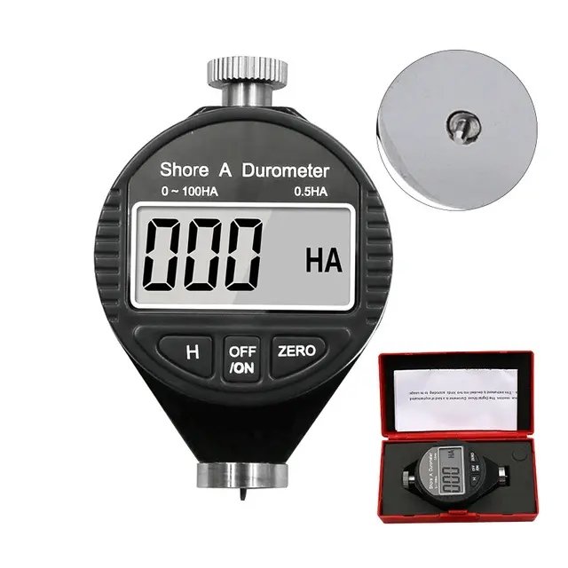 Digital Shore Hardness Durometer Hardness Tester Hardness Meter Shore 0-100 HA HC HD For Plastic Leather Rubber Multi-resin