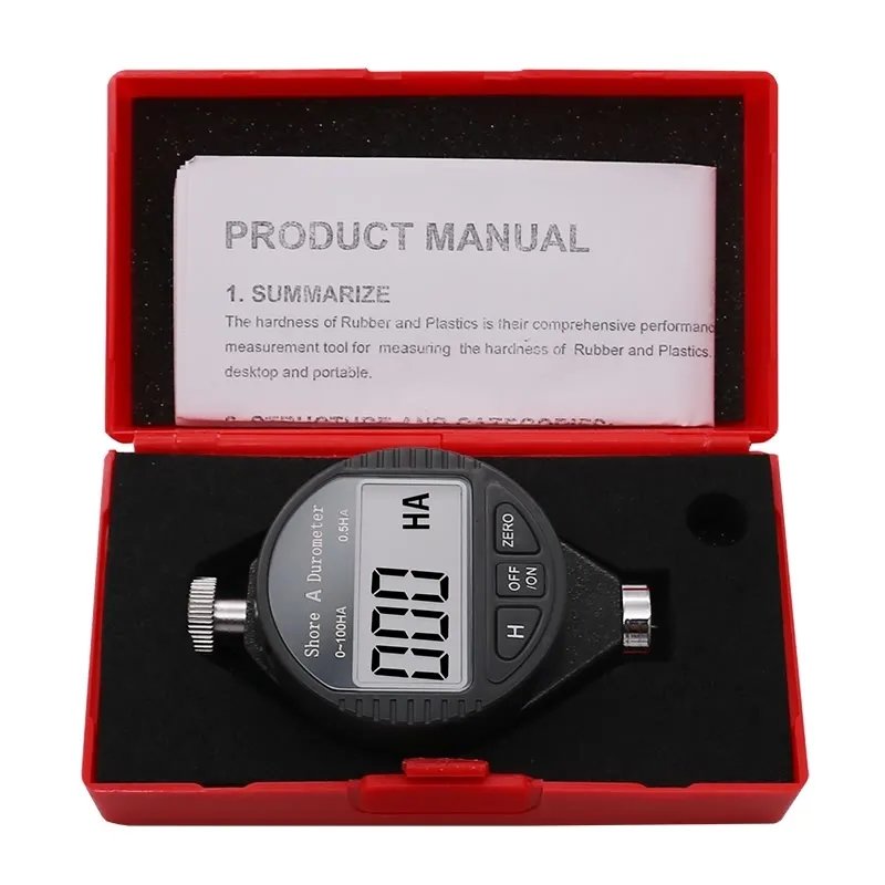 Digital Shore Hardness Durometer Hardness Tester Hardness Meter Shore 0-100 HA HC HD For Plastic Leather Rubber Multi-resin