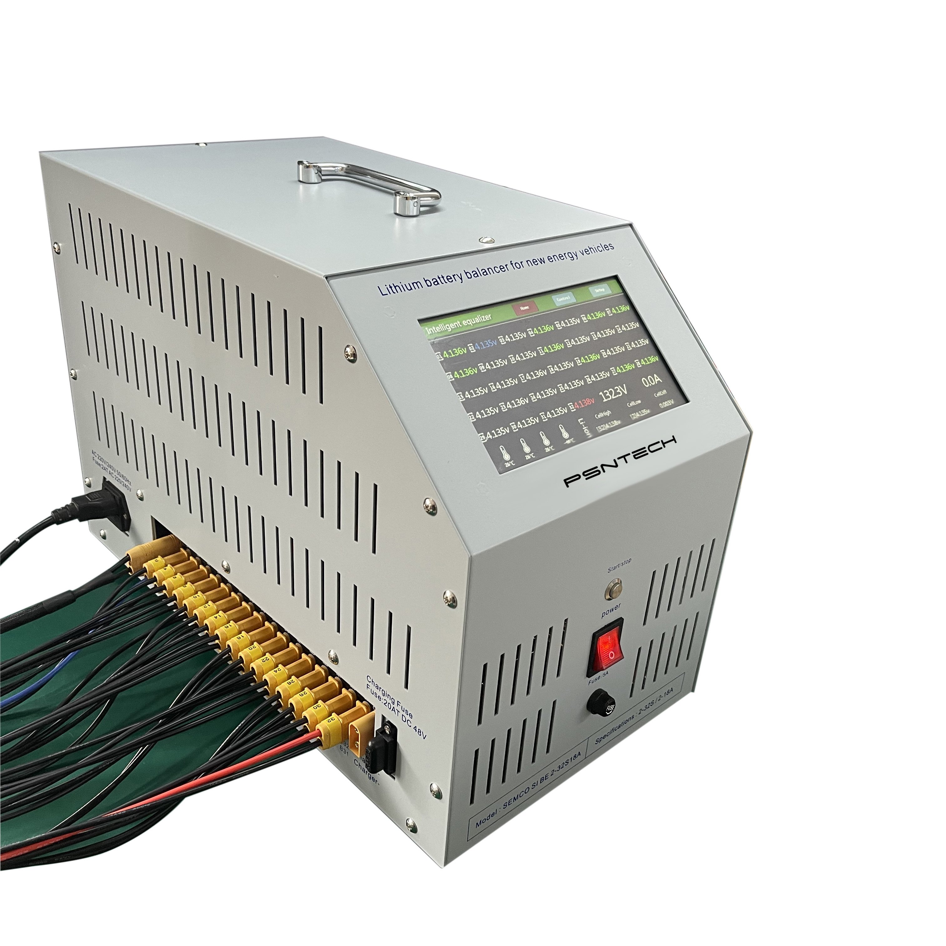 3-32S 18A big current electric vehicle lithium battery voltage difference balance Lithium battery equalizer tester