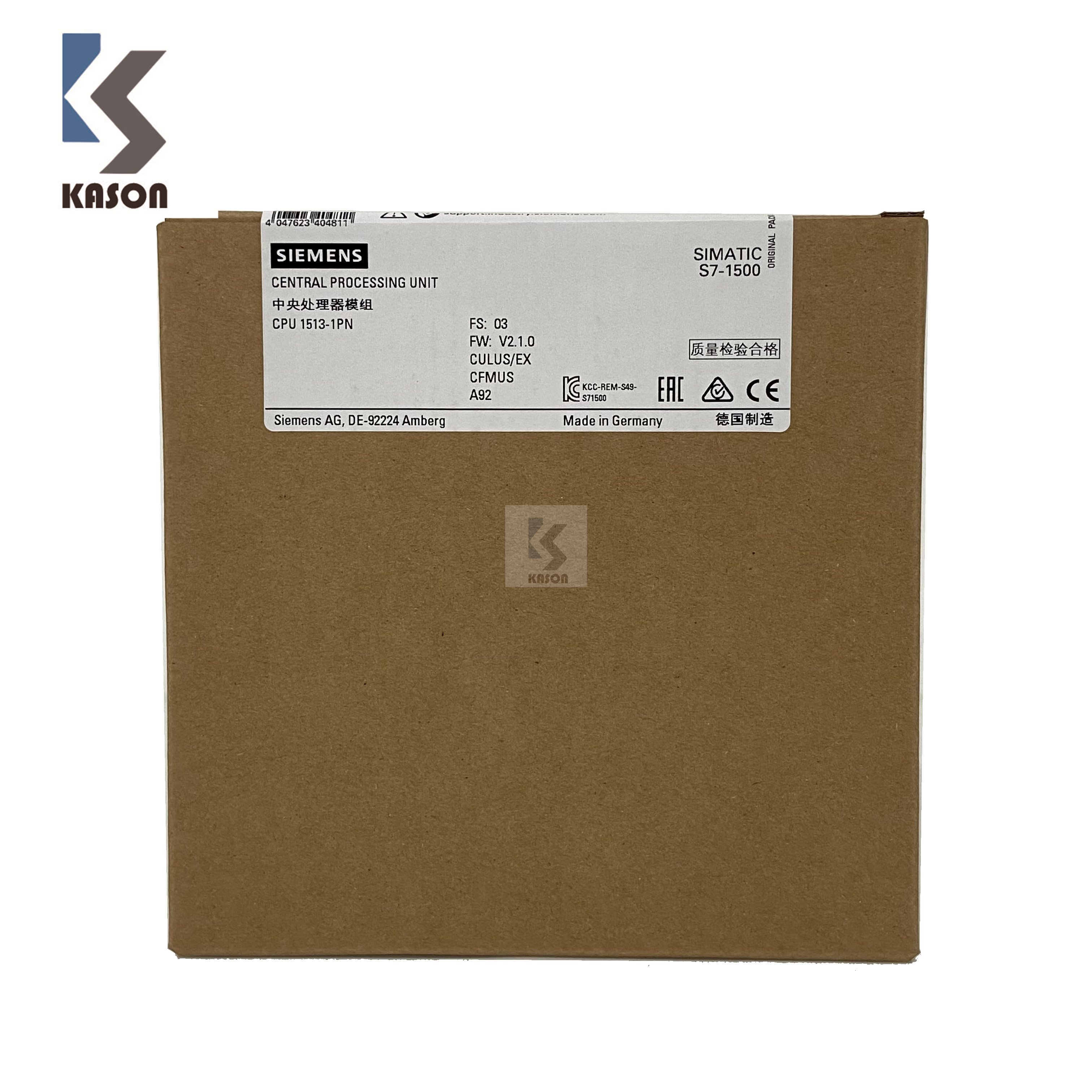 SIEMENS SIMATIC PLC 6ES7 513-1AL01-0AB0 SIMATIC S7-1500 CPU 1513-1 SIEMENS 6ES7513-1AL01-0AB0