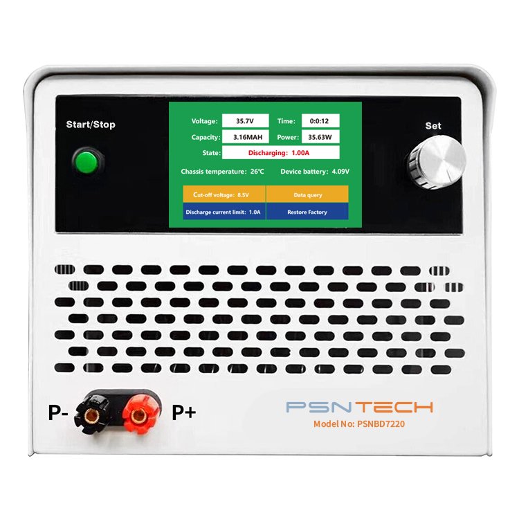 High-precision passive NCM LFP lithium battery pack capacity tester charge discharge test 12V-88V 0.5A-20A high voltage current