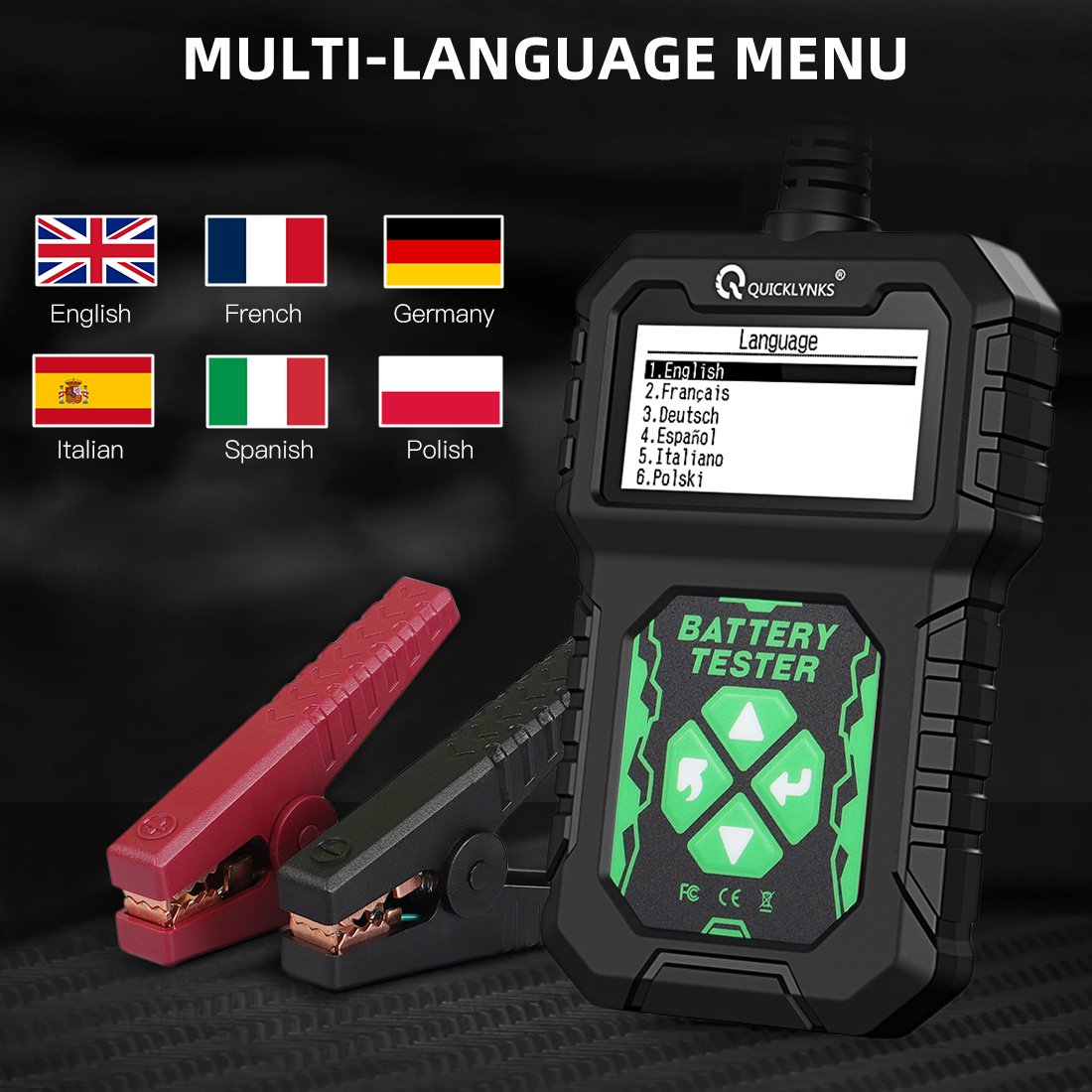 Portable Battery tester Battery analyzer SOC SOH voltage Internal resistance Health Status Battery capacity Quality factory