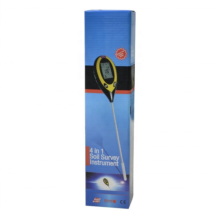 Digital Sunlight PH Moisture Temperature 4 in1 Soil Moisture Meter Plant Flowers Tester