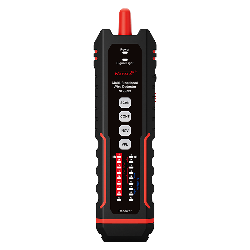 NOYAFA NF-859GT Multi-functional Wire Detector Alignment Test Crimping Test PoE Test Red Light Function Upgraded from NF-8508