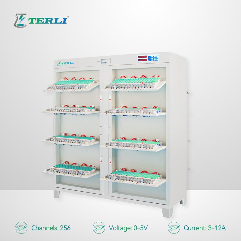 Cylindrical Lithium Battery Tester Battery Charging Capacity Cell Grading Machine 18650 to 32140 Cell