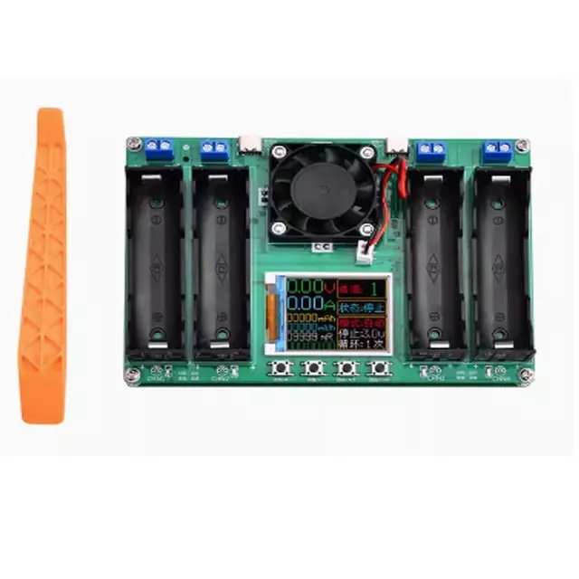 18650 lithium battery capacity tester, internal resistance tester four-way automatic charging and discharging module TypeC port