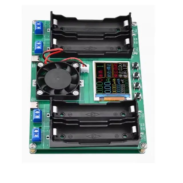 18650 lithium battery capacity tester, internal resistance tester four-way automatic charging and discharging module TypeC port