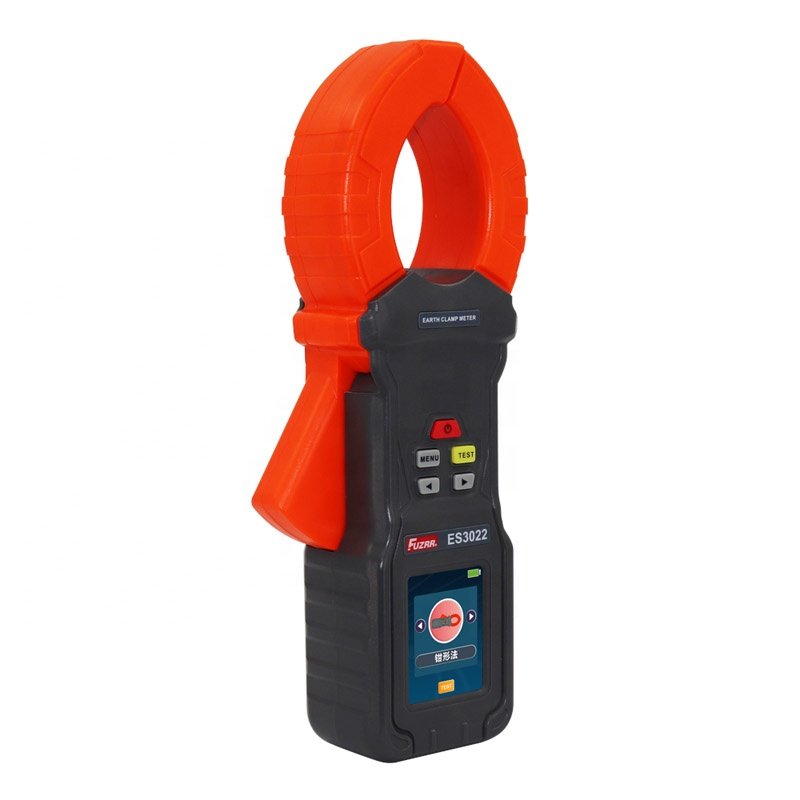updated version FUZRR ES3022E Clamp Earth Resistance Tester Digital Clamp Earth Resistivity Meter Instruments