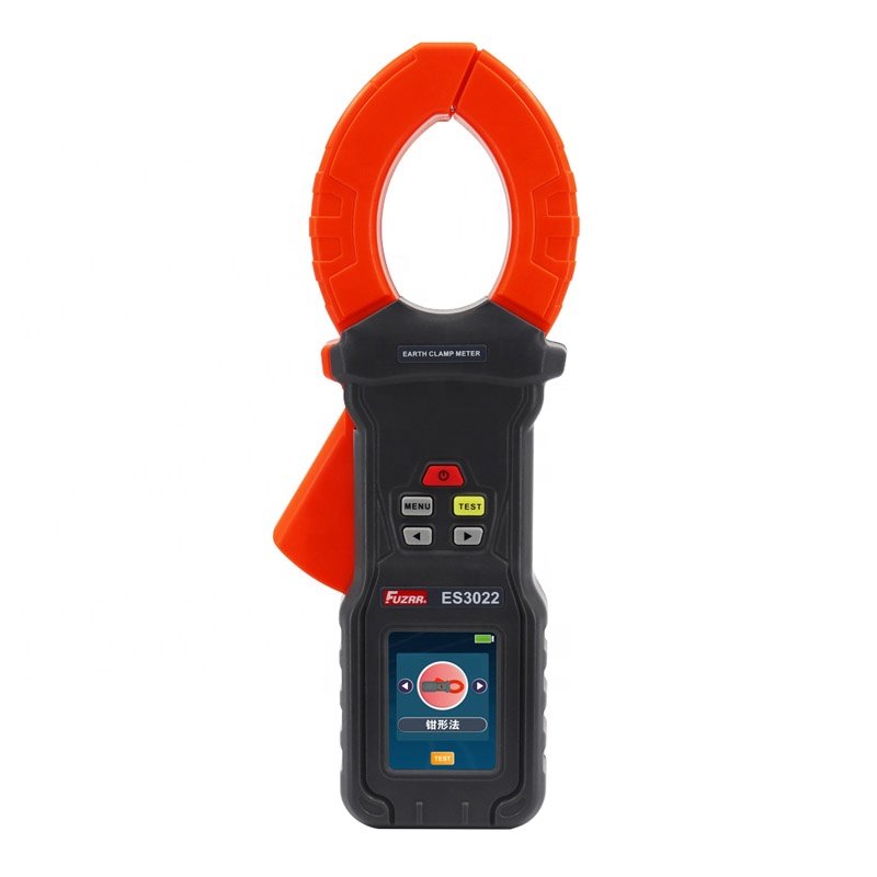 updated version FUZRR ES3022E Clamp Earth Resistance Tester Digital Clamp Earth Resistivity Meter Instruments