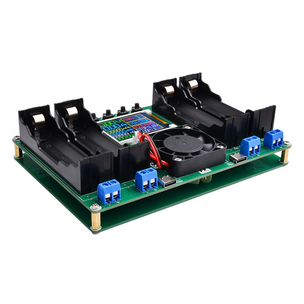 Four-channel 18650 battery capacity internal resistance tester automatic charging module internal resistance tester Type-C