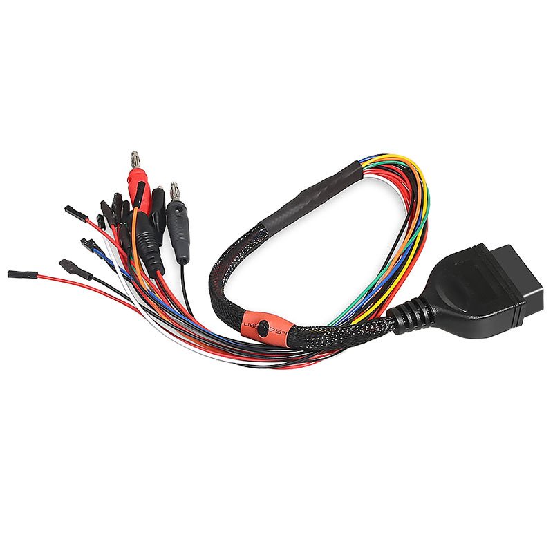 OBD 2 16pin Diagnostic ECU Bench Pinout MPPS V21 Breakout Tricore Cable With 12V Switch For Car Diagnostic Tool