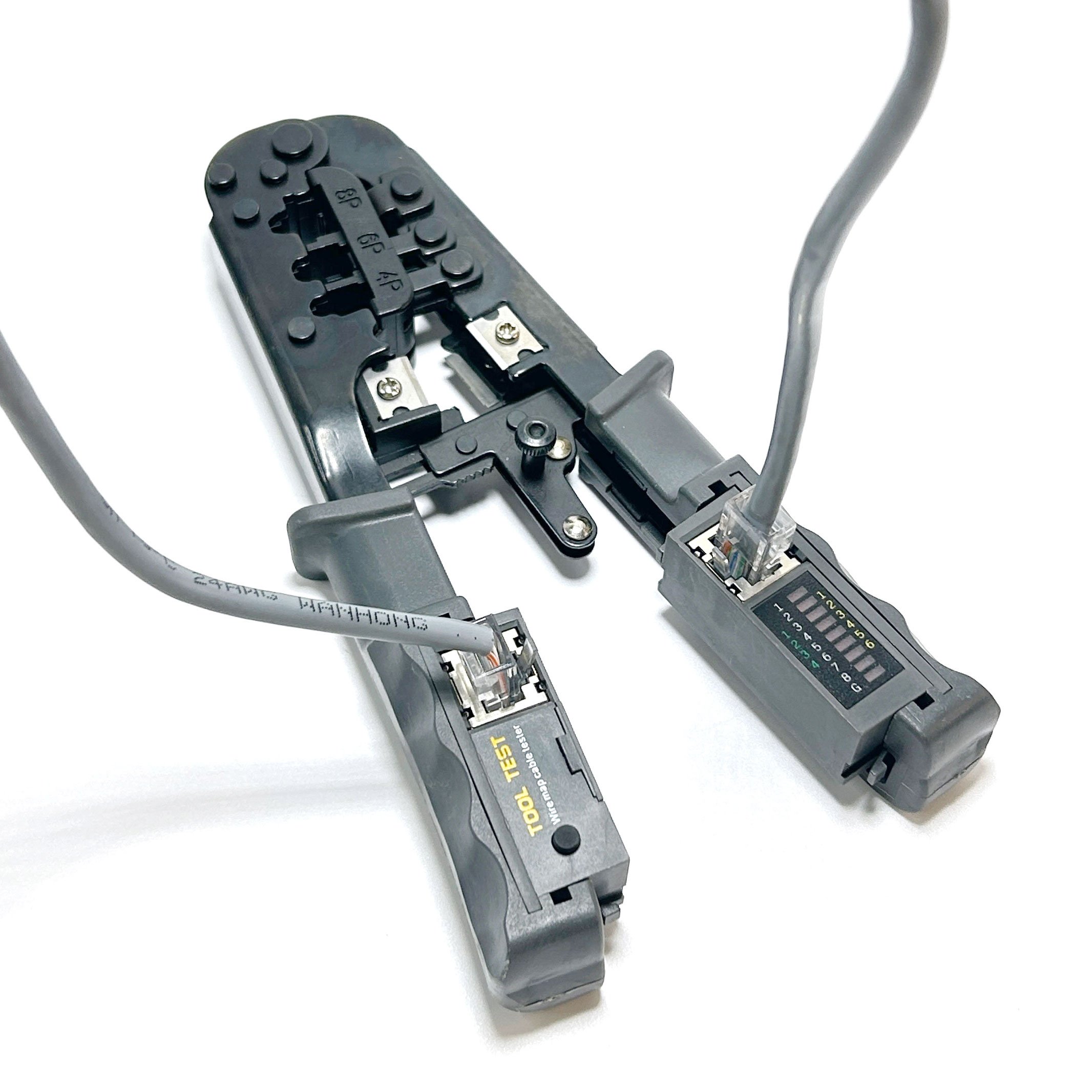 Lan Network RJ45/RJ11/RJ12 Multi wire cutter crimping tool pliers crimper cable tester tool For 8p/6p/4p