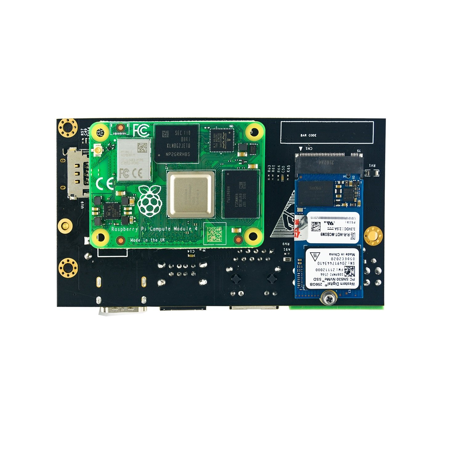 Rugged Fanless PLC PAC Controller Industrial Automation Raspberry Pi Computer Linux Module 4 IoT Programming logic controller