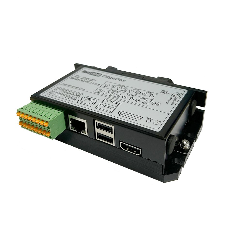 Rugged Fanless PLC PAC Controller Industrial Automation Raspberry Pi Computer Linux Module 4 IoT Programming logic controller
