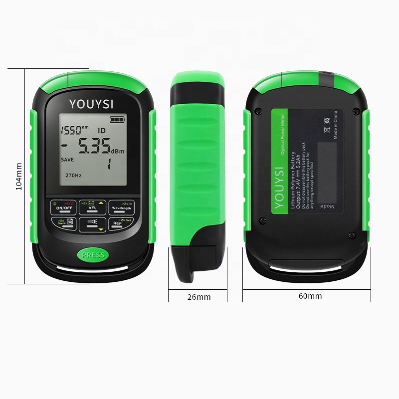 A New 4-in-1 Lithium-ion Battery Optical Power Meter Fault Locator Network Cable Tester