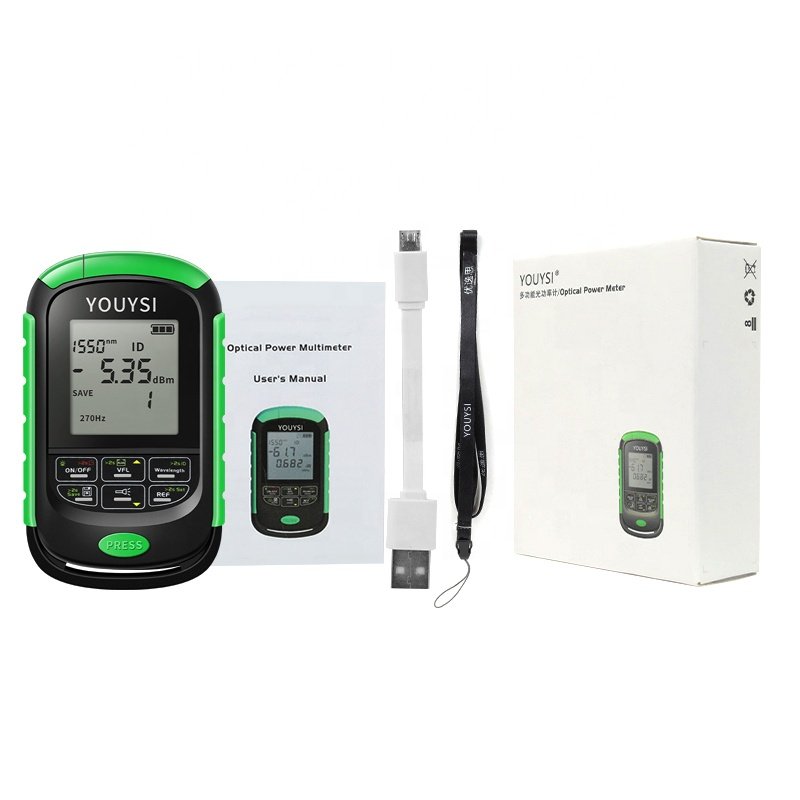 A New 4-in-1 Lithium-ion Battery Optical Power Meter Fault Locator Network Cable Tester