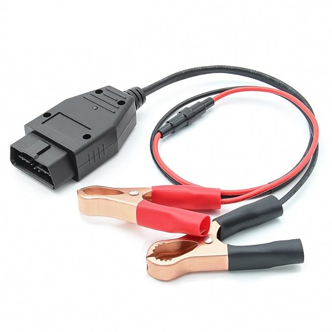 OBD car battery replacement tool/wiring harness