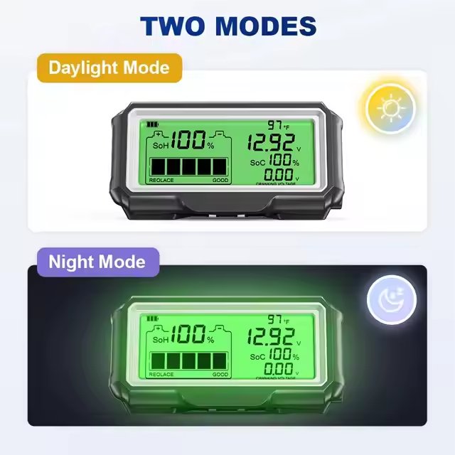 ANCEL BM200 PRO 12V LED Car Battery Tester Monitor Head-Up Display Waterproof SOH SOC Charging Battery Capacity Analyzer Tools