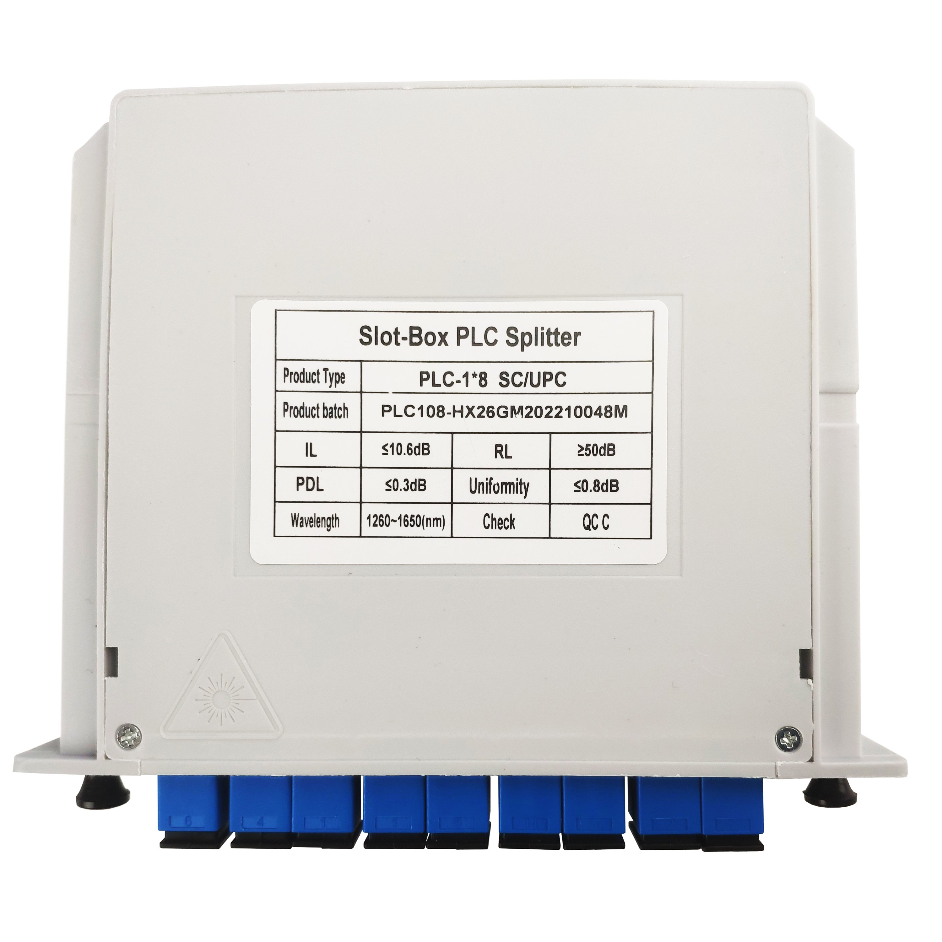 Support customization service 1x4 1X8 SC FC chassis cassette LGX box Single Mode fat fbt fc/apc optic fiber splitter