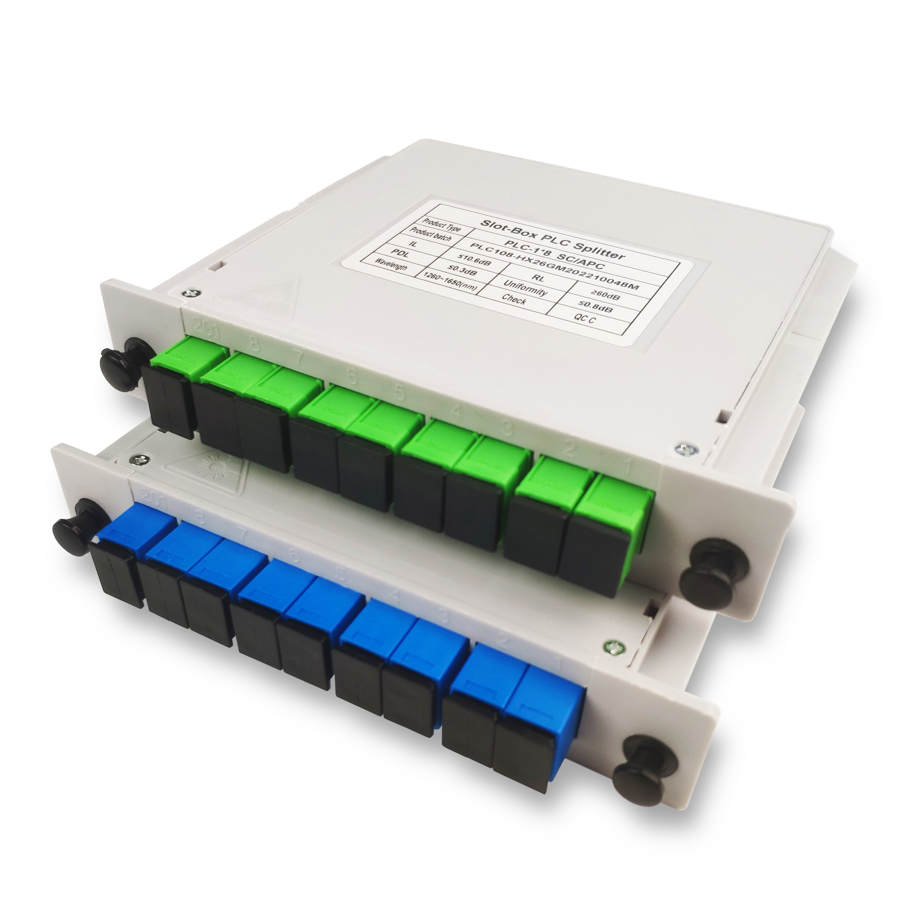Support customization service 1x4 1X8 SC FC chassis cassette LGX box Single Mode fat fbt fc/apc optic fiber splitter