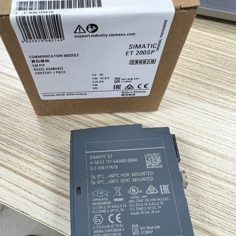 PLC 6ES7136-6BA00-0CA0 SIMATIC DP ET 200SP Digital input module Brand new and original in stock plc pac dedicated controllers