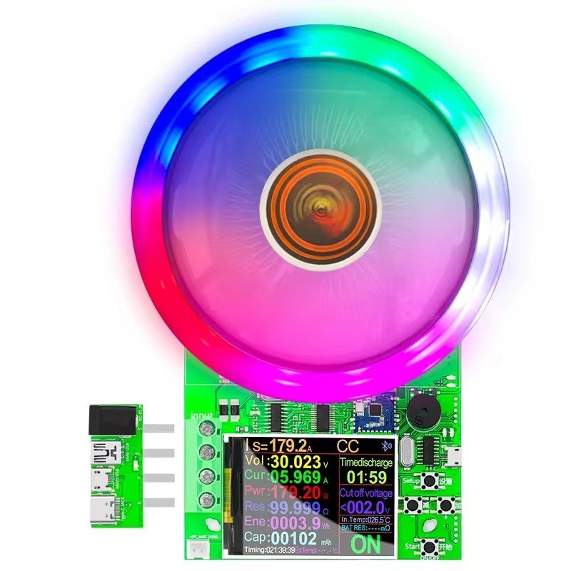 DL24 DL24P Color 2.4inch DC USB tester electronic load lithium battery capacity monitor discharge charge power meter