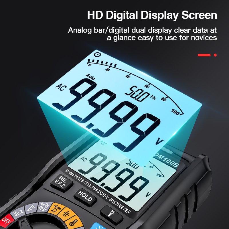 DM100B Auto-ranging MINI Low Price Pocket Digital Multimeter Tester Price with Resistance Continuity Cheap Digital Multimeter
