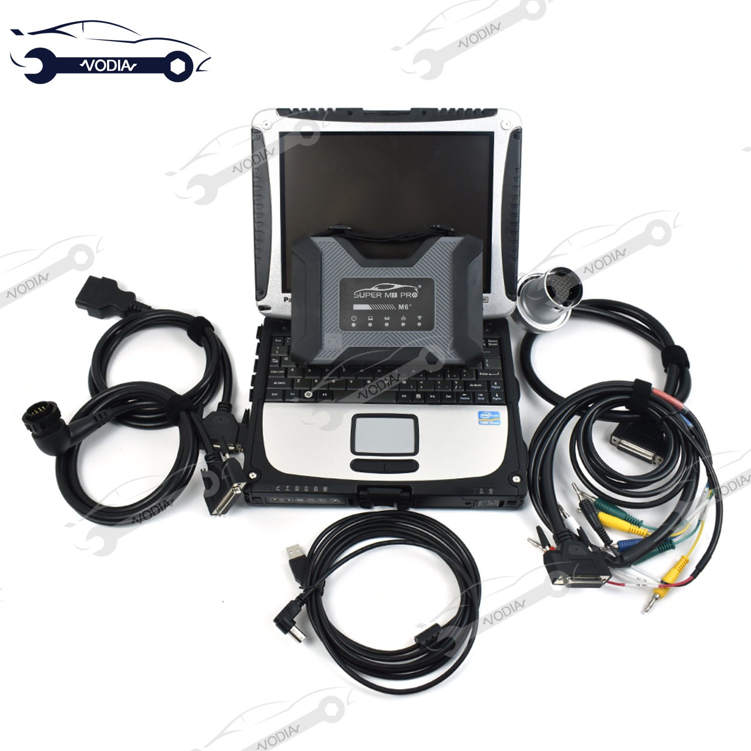 Read To Use cf19laptop Super MB Pro M6 For b-enz Car/Truck DOIP Diagnostic Tool MB STAR m6 Diagnostic&Programming Full System