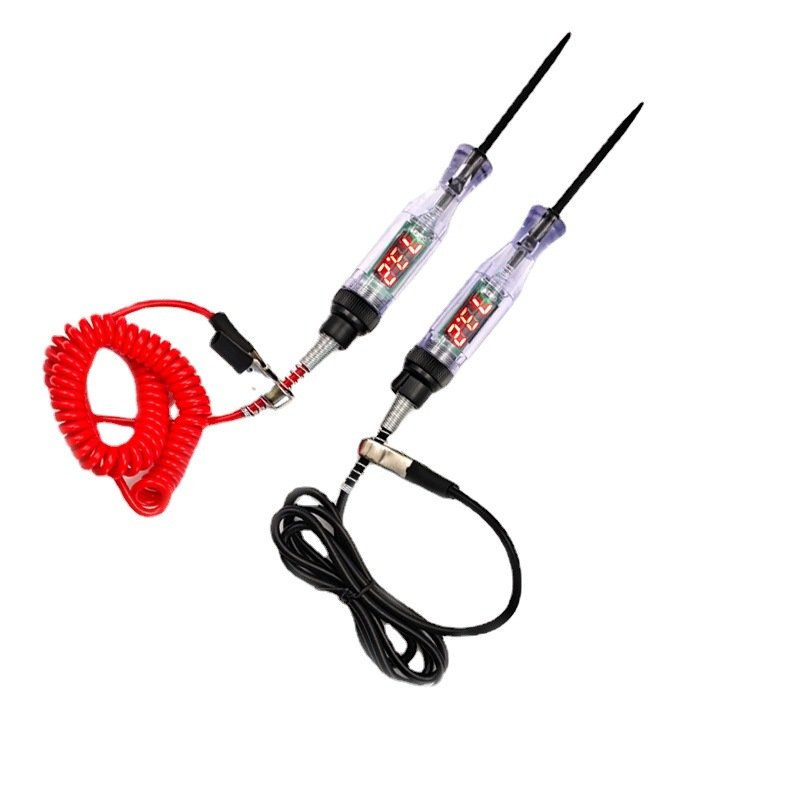 Automotive circuit battery tester digital display 6V12V24V48V maintenance fuse electronic detection electric detector