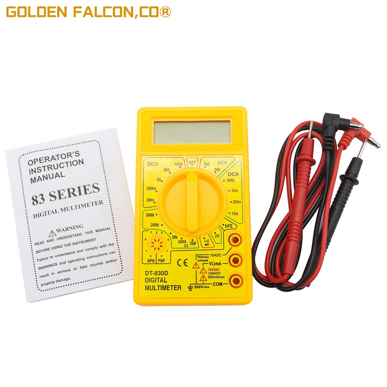 DT-830D Professional ac & dc voltage digital multimeter tester with LCS display