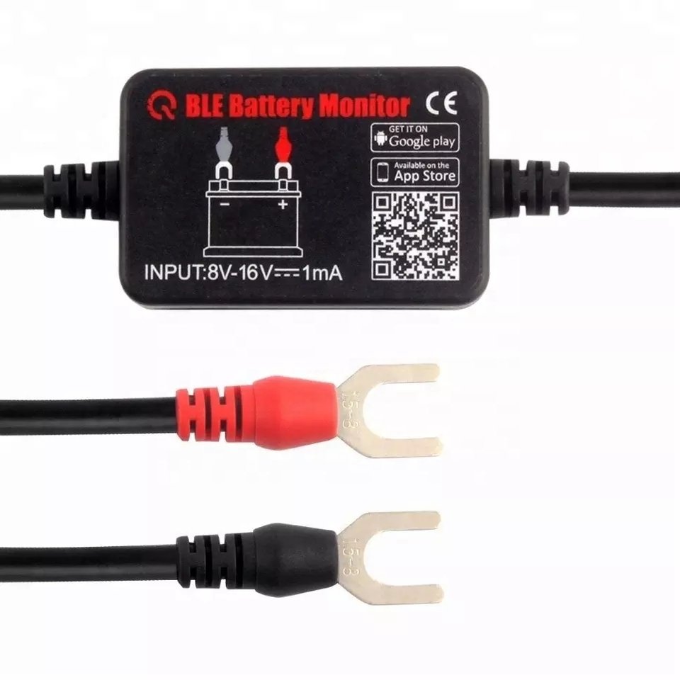 QUICKLYNKS 12v Battery monitor with 4.0 bluetooth Car Battery Health Monitor shunt BM2