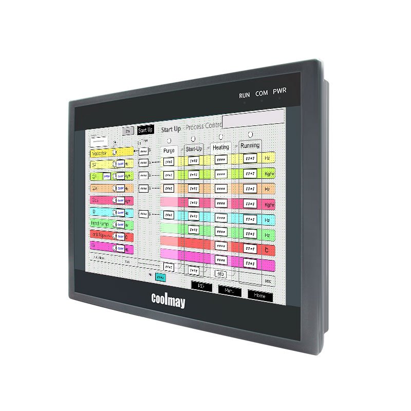 coolmay automation 24v ac dc motor relay digital input analog HMI integrated plc pac and dedicated all in one controller