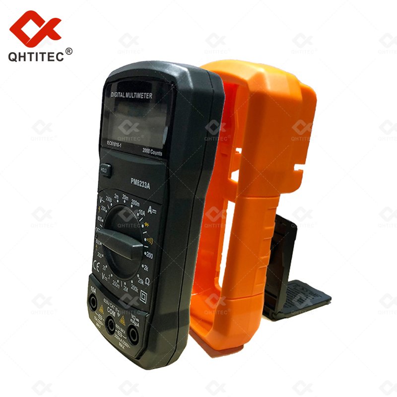 PM8233A High Accuracy Resistance Tester Digital Multimeter Double Fuse Protection Meter Peakmeter Multimeter