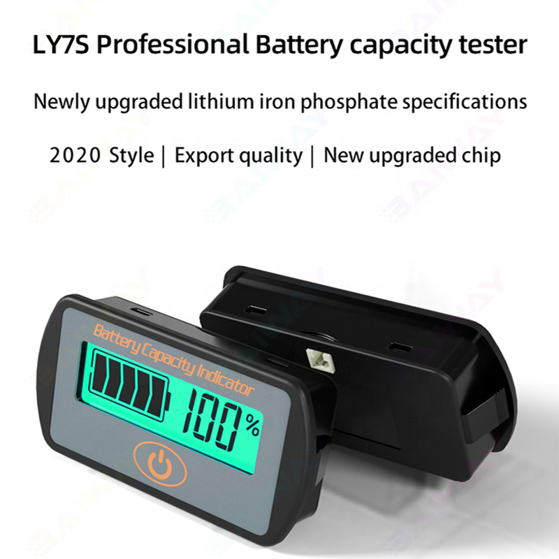12V 24V 36V 48V Digital Acid Lead Lithium Battery monitor Capacity Indicator tester meter 3s-15s BW-LY7S
