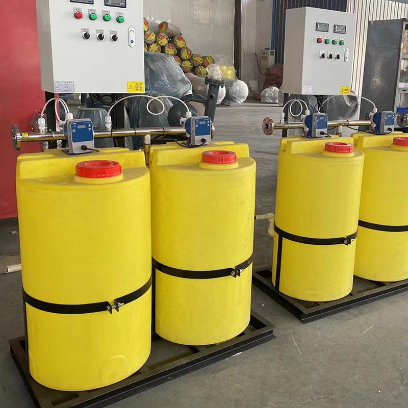 Automatic mixing polymer fertilizer chemical chlorine liquid powder dosing system for wastewater treatment plant
