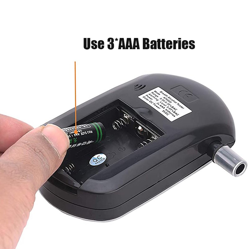Tester Breathalyzer LCD Digital Alcohol Tester Disposable Breath Percentage Tester Drunken Driving Analyze